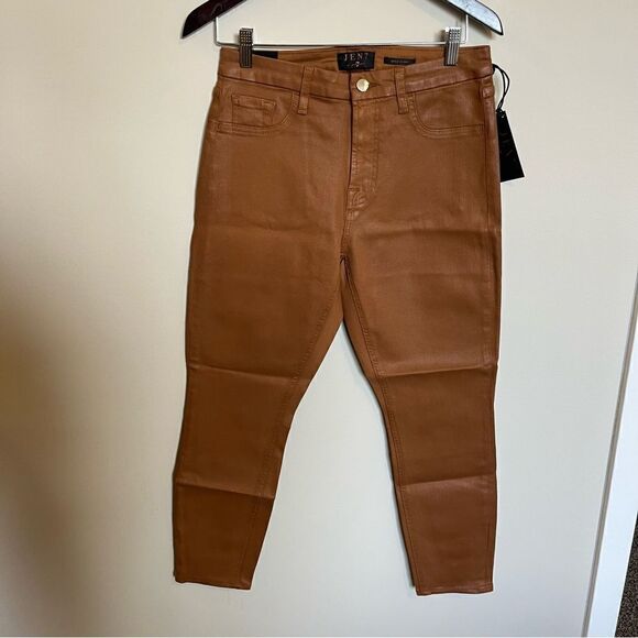 Jen7 by 7 For All Mankind Coated Ankle Skinny Jeans - Picture 2 of 9